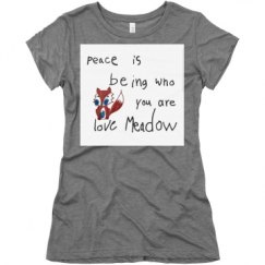 Ladies Slim Fit Super Soft Triblend Tee