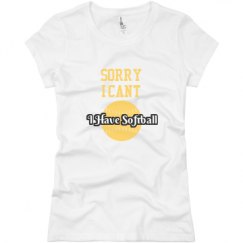 Ladies Slim Fit Basic Promo Jersey Tee