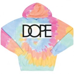 Unisex Tie-Dye Fleece Hoodie