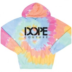 Unisex Tie-Dye Fleece Hoodie