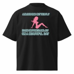 Unisex Organic Oversized High Neck T-Shirt