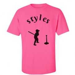 Unisex Ultra Cotton Safety Neon Crewneck Tee