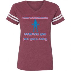 Ladies Relaxed Fit Vintage Sports Tee