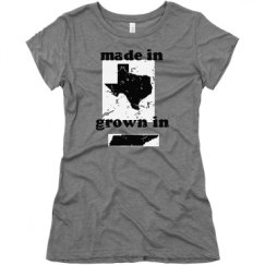 Ladies Slim Fit Super Soft Triblend Tee