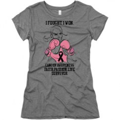 Ladies Slim Fit Super Soft Triblend Tee