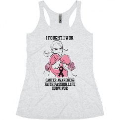 Ladies Slim Fit Super Soft Racerback Triblend Tank