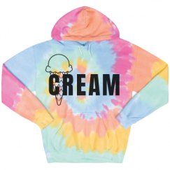 Unisex Tie-Dye Fleece Hoodie
