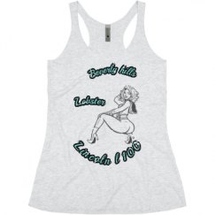 Ladies Slim Fit Super Soft Racerback Triblend Tank