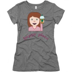 Ladies Slim Fit Super Soft Triblend Tee