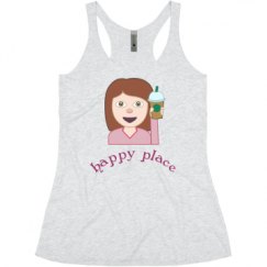 Ladies Slim Fit Super Soft Racerback Triblend Tank