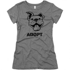 Ladies Slim Fit Super Soft Triblend Tee