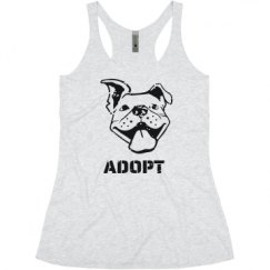 Ladies Slim Fit Super Soft Racerback Triblend Tank