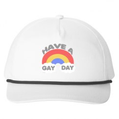 Snapback Five-Panel Rope Hat