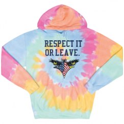 Unisex Tie-Dye Fleece Hoodie