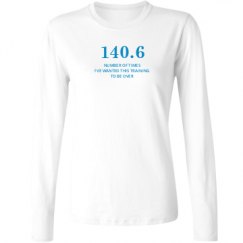 Ladies Relaxed Fit Basic Long Sleeve Tee