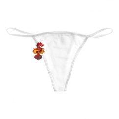 Basic White Thong Underwear