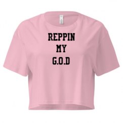 Ladies Festival Cali Crop Top Tee