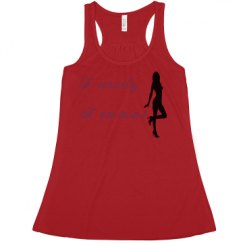 Ladies Flowy Racerback Tank