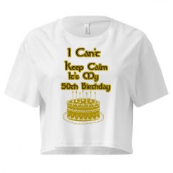 Ladies Festival Cali Crop Top Tee