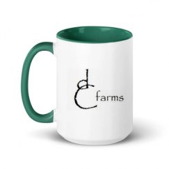 15oz Ceramic Mug with Color Inside