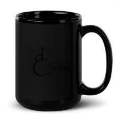 15oz Black Glossy Mug