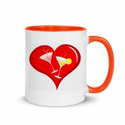 11oz Ceramic Mug with Color Inside