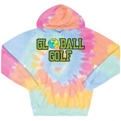 Unisex Tie-Dye Fleece Hoodie