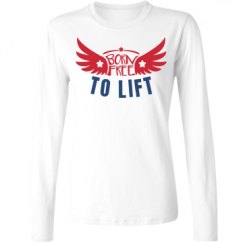 Ladies Relaxed Fit Basic Long Sleeve Tee