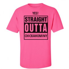 Unisex Ultra Cotton Safety Neon Crewneck Tee