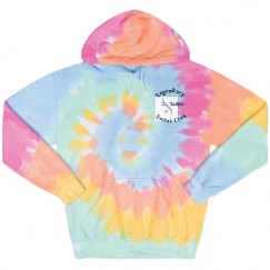Unisex Tie-Dye Fleece Hoodie
