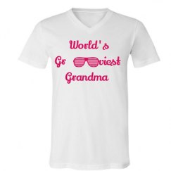 Unisex V-Neck Jersey Tee