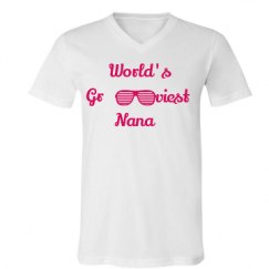 Unisex V-Neck Jersey Tee