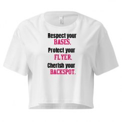 Ladies Festival Cali Crop Top Tee