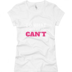 Ladies Slim Fit Basic Promo Jersey Tee