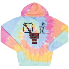 Unisex Tie-Dye Fleece Hoodie