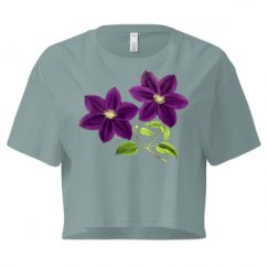 Ladies Festival Cali Crop Top Tee