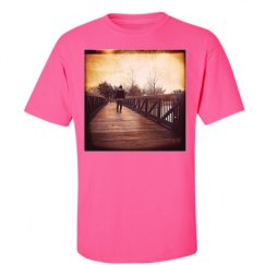 Unisex Ultra Cotton Safety Neon Crewneck Tee