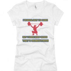 Ladies Slim Fit Basic Promo Jersey Tee