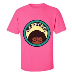 Unisex Ultra Cotton Safety Neon Crewneck Tee