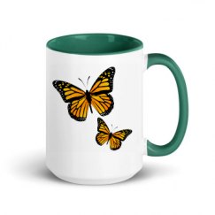 15oz Ceramic Mug with Color Inside