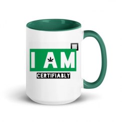 15oz Ceramic Mug with Color Inside