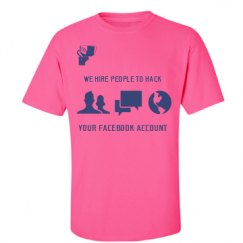 Unisex Ultra Cotton Safety Neon Crewneck Tee