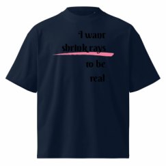 Unisex Organic Oversized High Neck T-Shirt