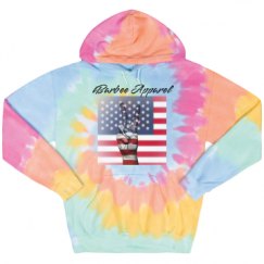 Unisex Tie-Dye Fleece Hoodie