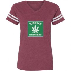 Ladies Relaxed Fit Vintage Sports Tee
