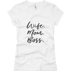 Ladies Slim Fit Basic Promo Jersey Tee