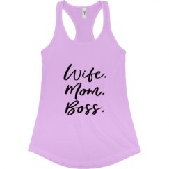 Ladies Slim Fit Racerback Tank Top