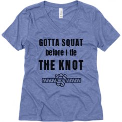 Ladies Relaxed Fit Super Soft Triblend V-Neck Tee