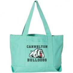 Seaside Cotton Canvas Pigment-Dyed Boat Tote Bag