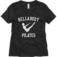 Ladies Relaxed Fit Super Soft Triblend V-Neck Tee